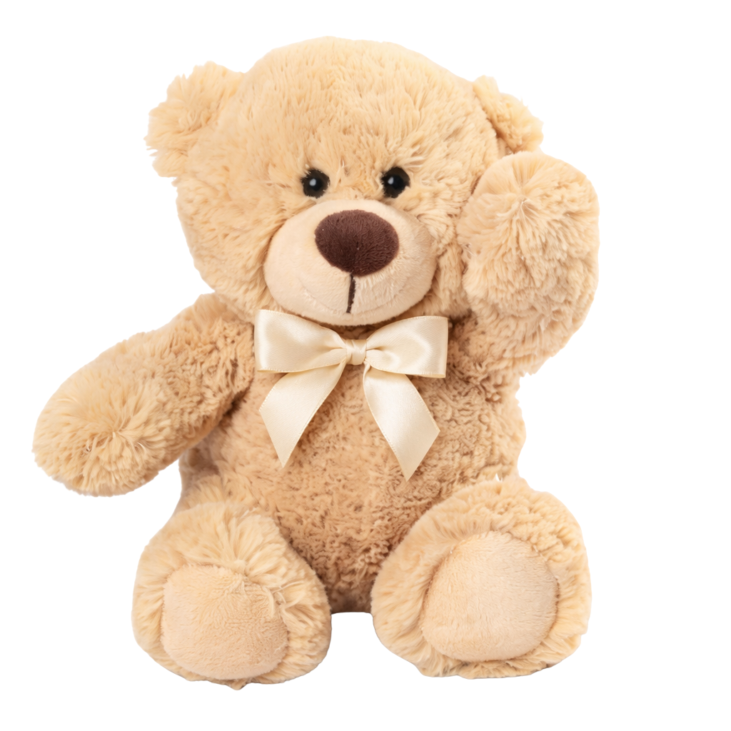 OSO DE PELUCHE CON LISTÓN PERSONALIZABLE