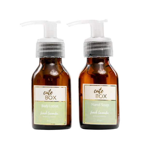 SET DE CREMA CORPORAL Y JABÓN LÍQUIDO LAVANDA FRANCESA 2OZ