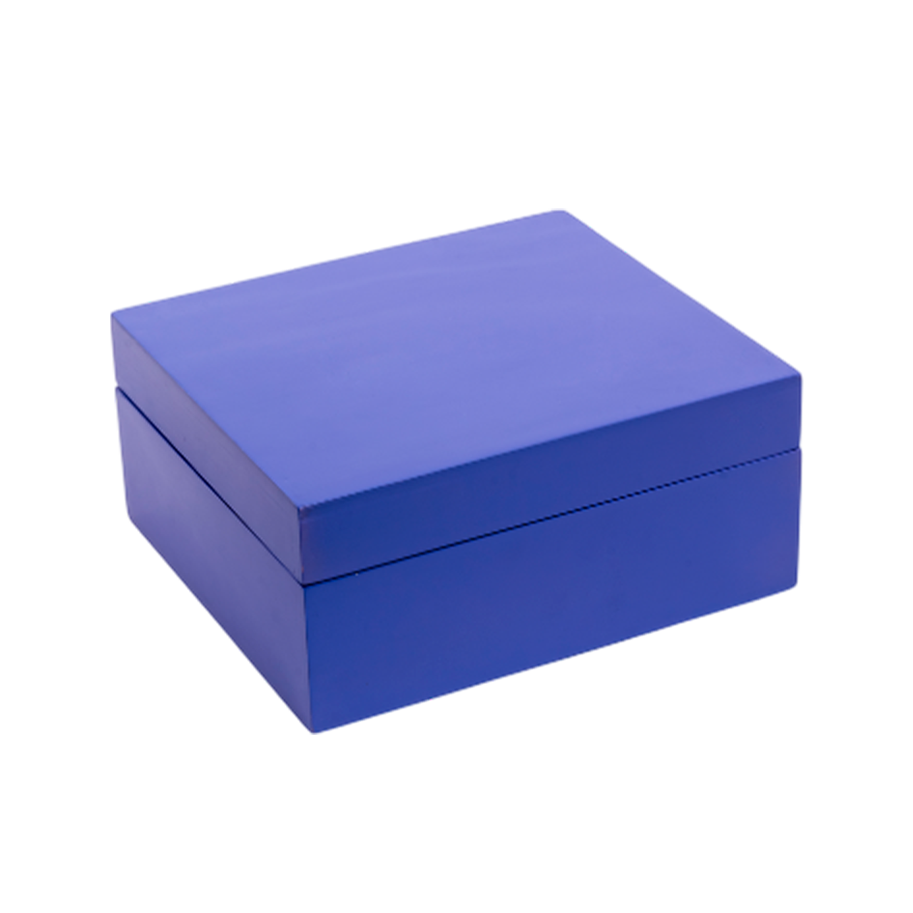CAJA DE MADERA TIPO COFRE LILA