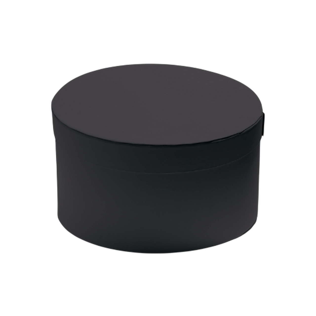 CAJA PREMIUM TIPO SOMBRERO REDONDA NEGRA