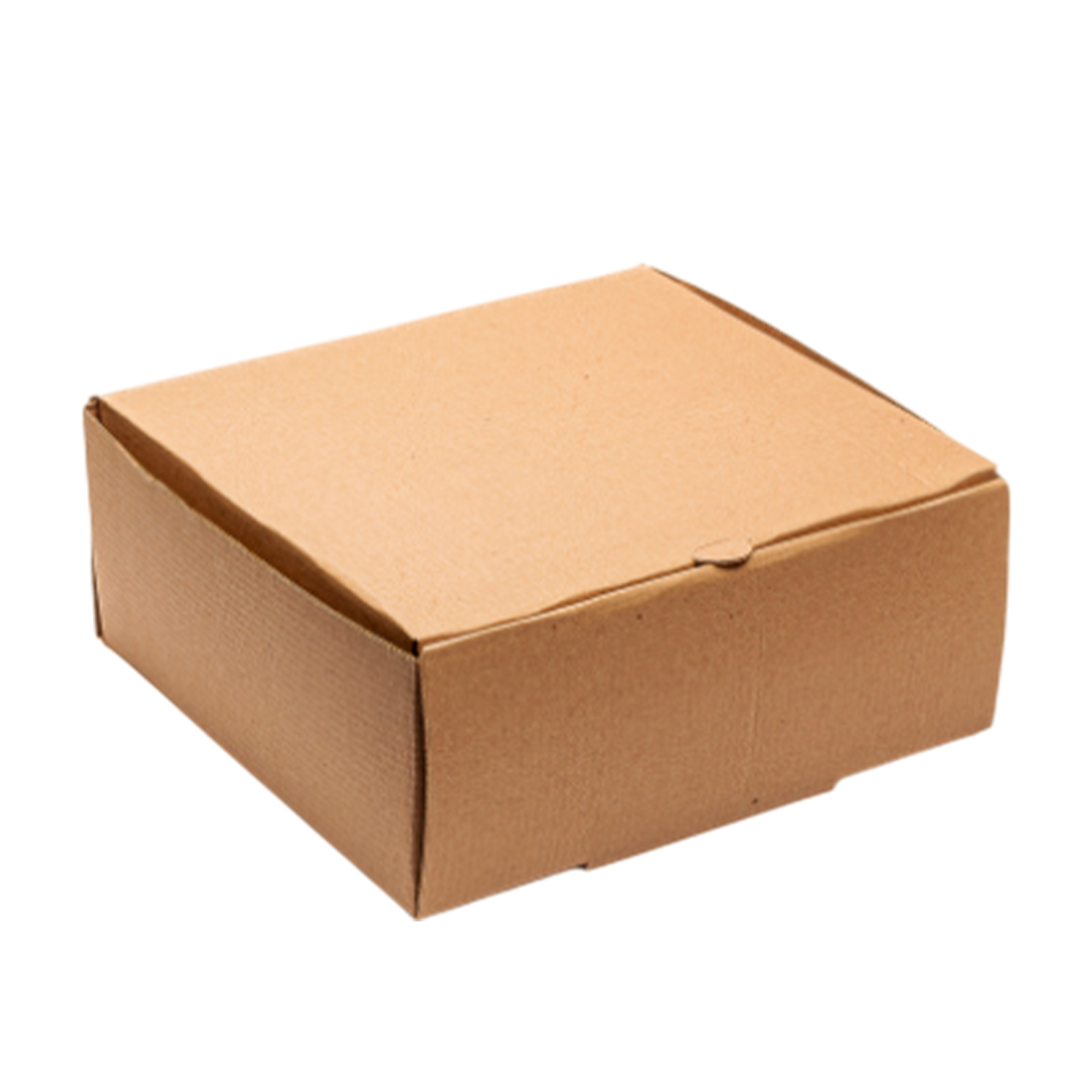 CAJA DE CARTON CUADRADA MEDIANA KRAFT