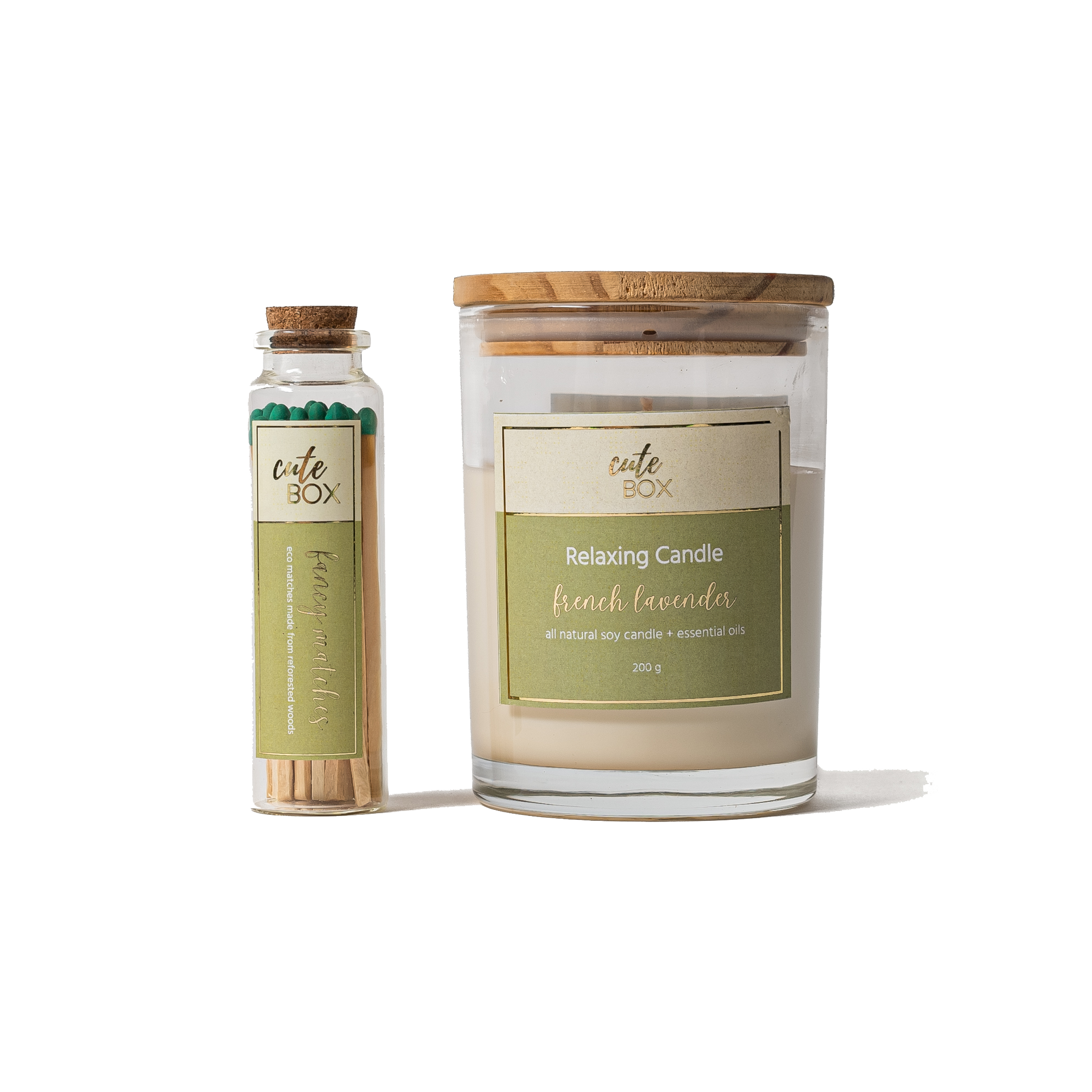 VELA BAMBÚ LAVANDA FRANCESA