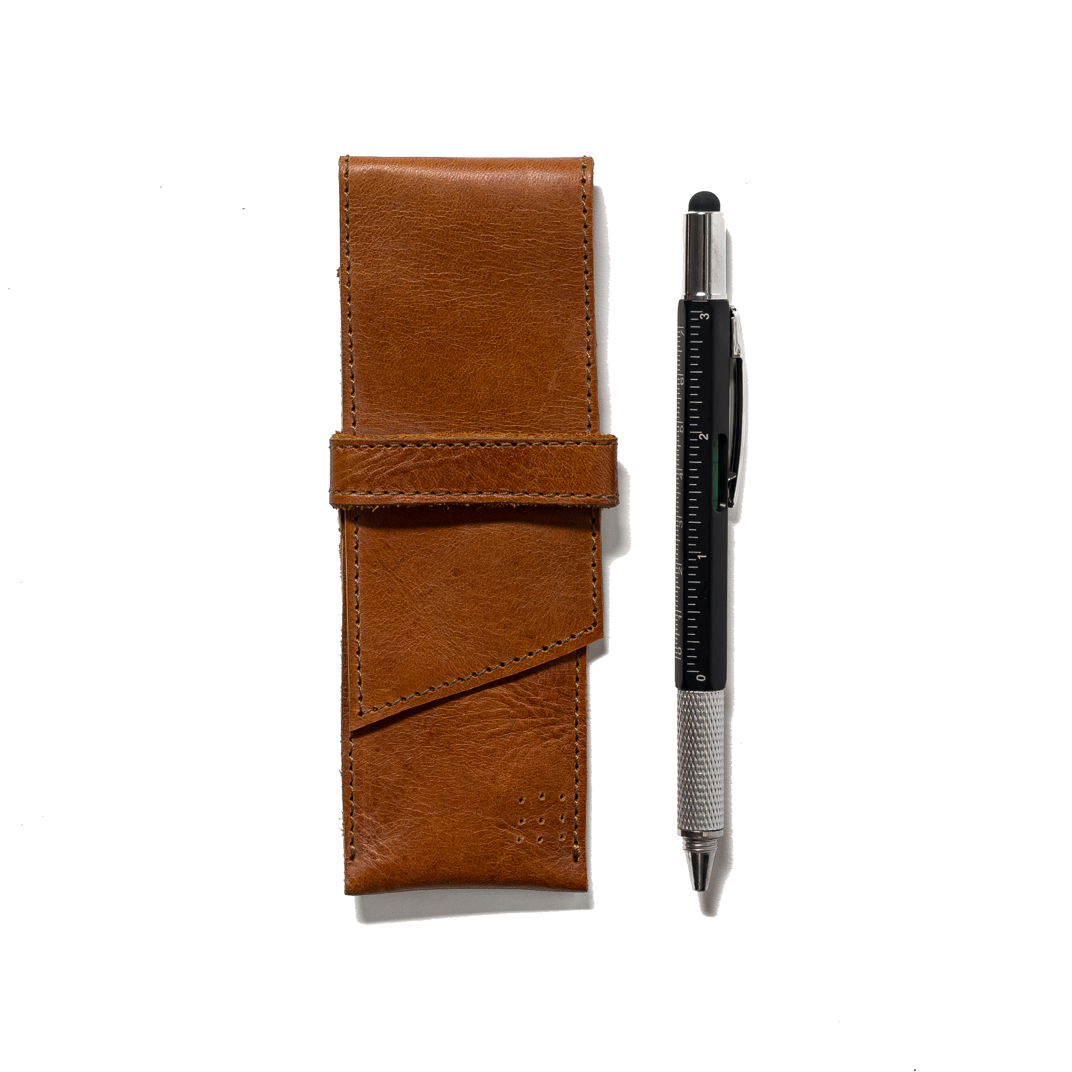 FUNDA DE CUERO NATURAL PARA BOLÍGRAFO