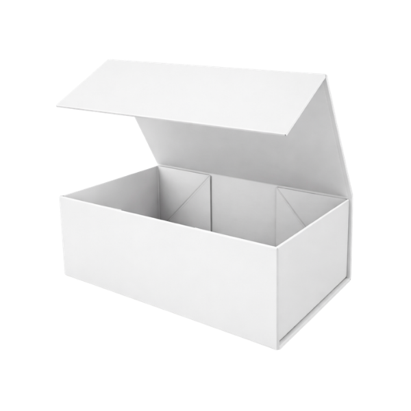 CAJA PREMIUM RECTANGULAR CON CIERRE MAGNÉTICO BLANCA