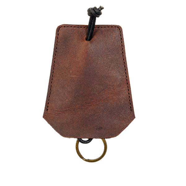 LLAVERO CON FORRO DE CUERO NATURAL